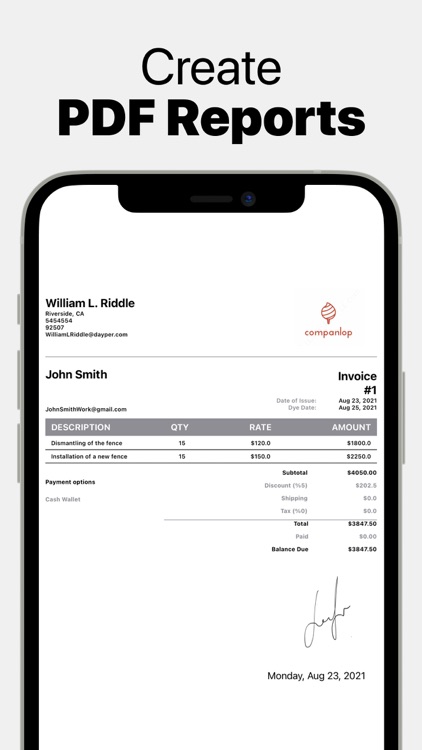 Invoice Maker, Estimates Easy