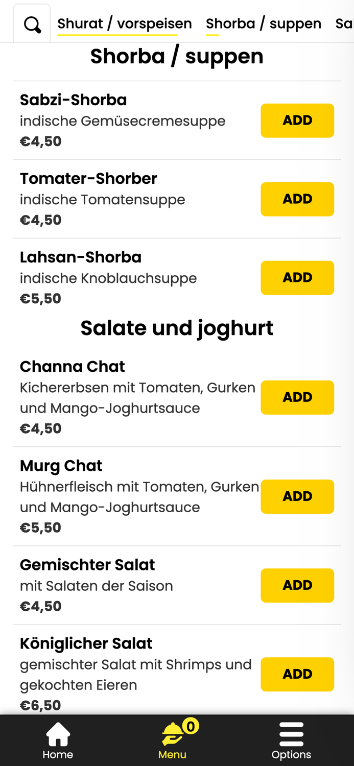 Restaurant Royal India