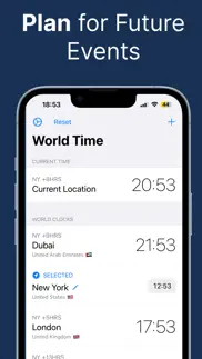 better clock: world timezones iphone screenshot 3