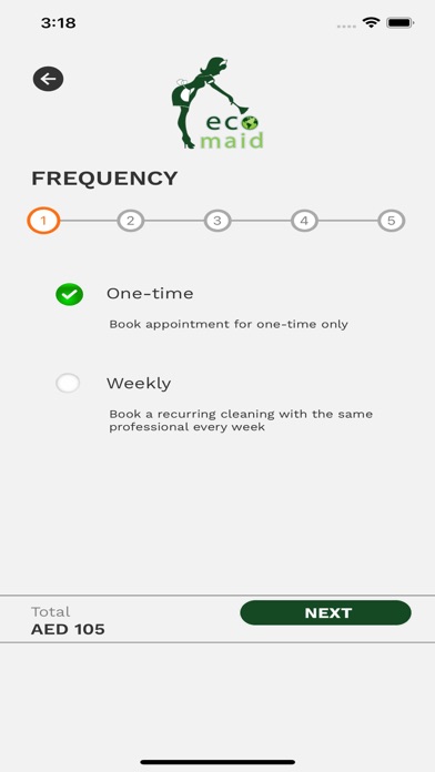 Ecomaid (Cleaning Services) Screenshot