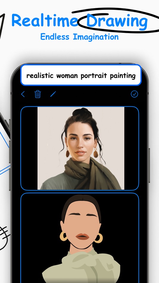 #1. AI Drawing Realtime - Artify (iOS) Podle: Ahmet Kaan Kara
