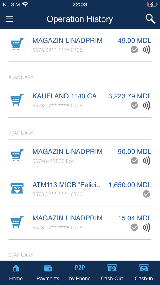 #6. MICB Mobile Banking (iOS) 由: BC Moldindconbank S.A.