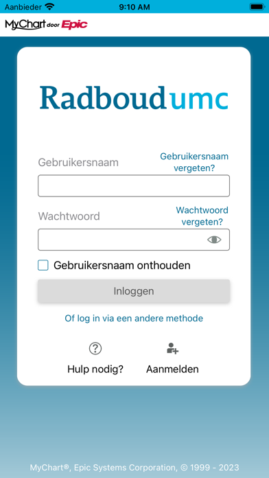 mijnRadboud Screenshot