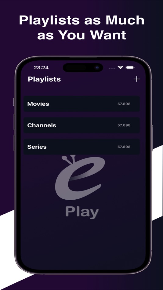 #1. EPlay IPTV Player (iOS) Ved: Erge Akova