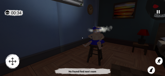 Baby Blue Scary House