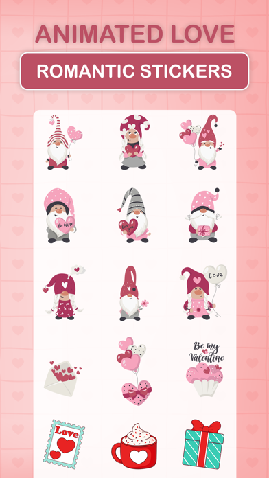 Animated Love Romantic Sticker Screenshot