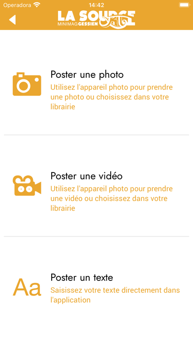 Agenda La Source Screenshot