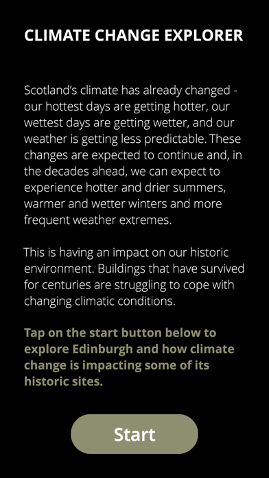 Climate Change Explorer Screenshot