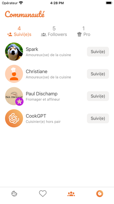 SwipEat: Recettes, Gastronomie Screenshot