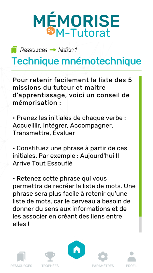 #4. Memorise by M-Tutorat (iOS) 由: GIP FORMATION TOUT AU LONG DE LA VIE DE BOURGOGNE