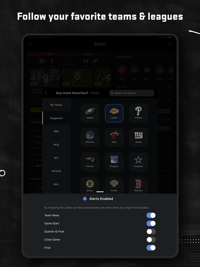 ESPN Live Sports and Scores