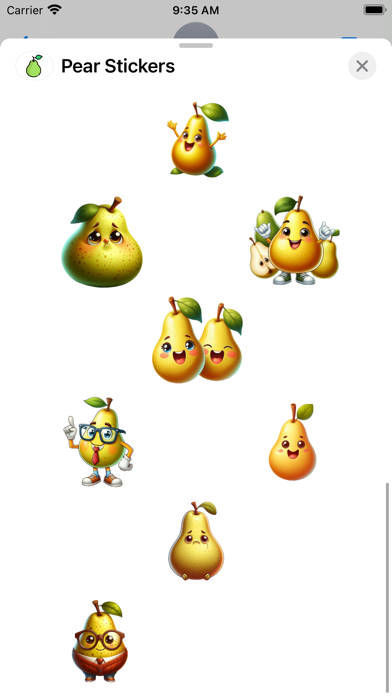 Screenshot #3 pour Pear Stickers
