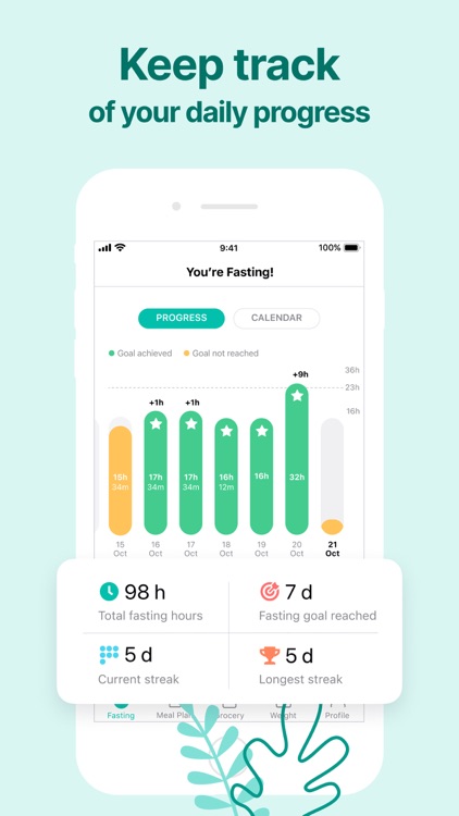 Organic Meals: Fasting Tracker screenshot-3