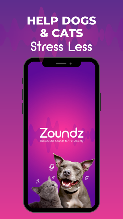 Zoundz Pet Anxiety Therapeutic Screenshot