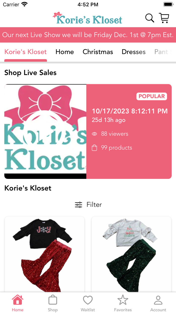 Kories Kloset