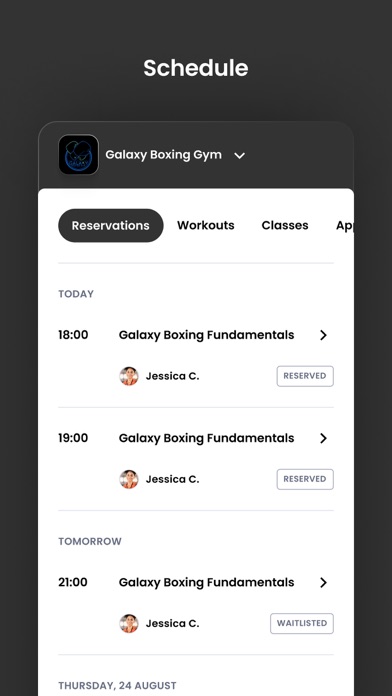 Galaxy Boxing Gym Screenshot