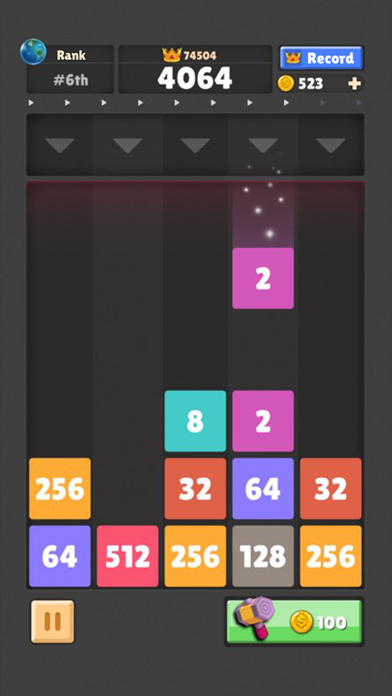 screenshot of Drop The Number : Merge Puzzle 5