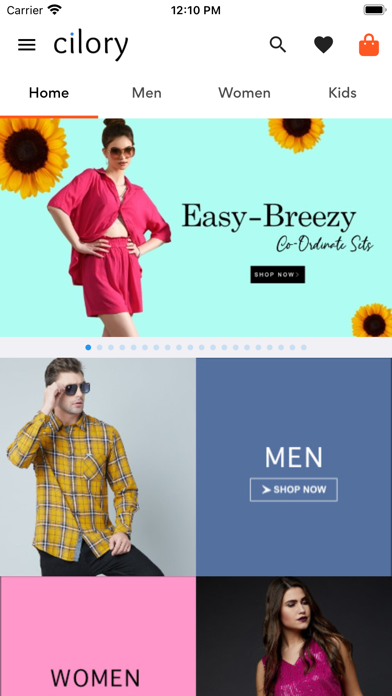 Cilory - Online Shopping App Screenshot