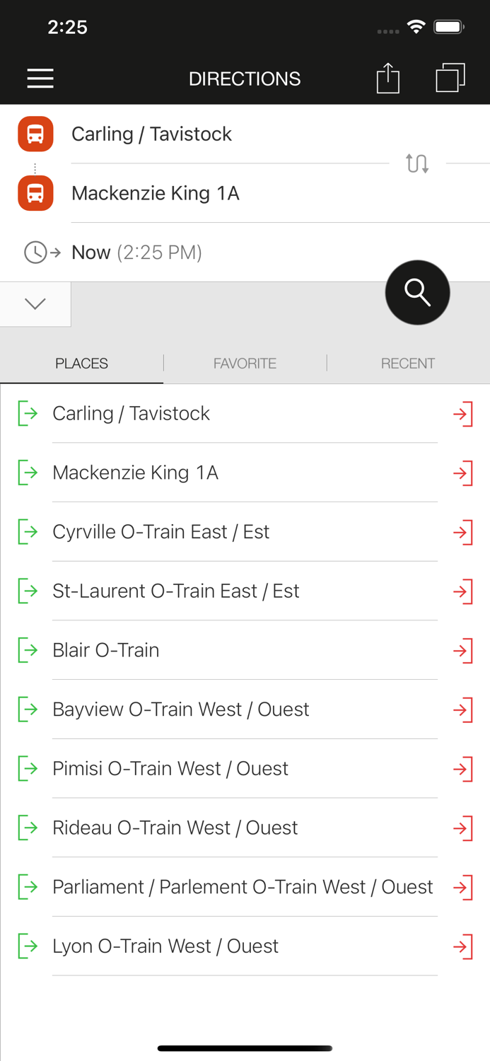 ezRide Ottawa OC Transpo
