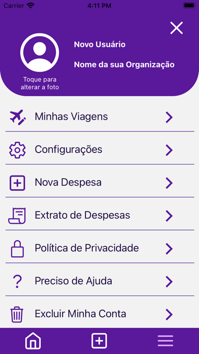 Despesas de Viagens Screenshot