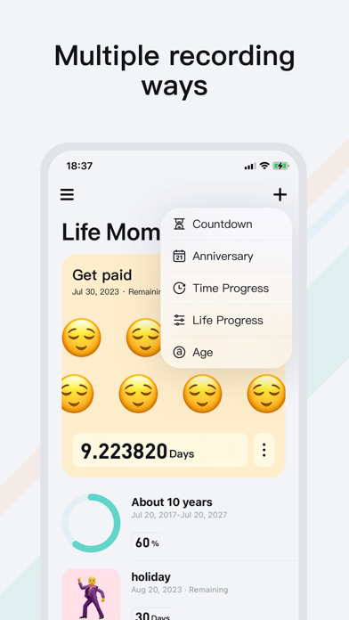 Life Moment-Countdown,reminder Screenshot