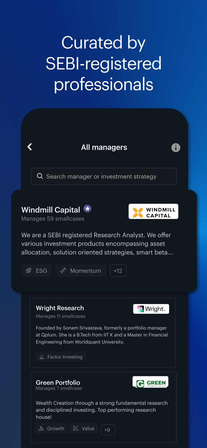 smallcase Stock Investments