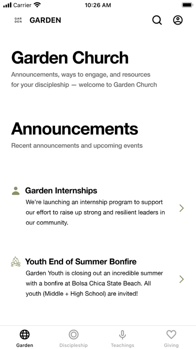 Garden Church Screenshot
