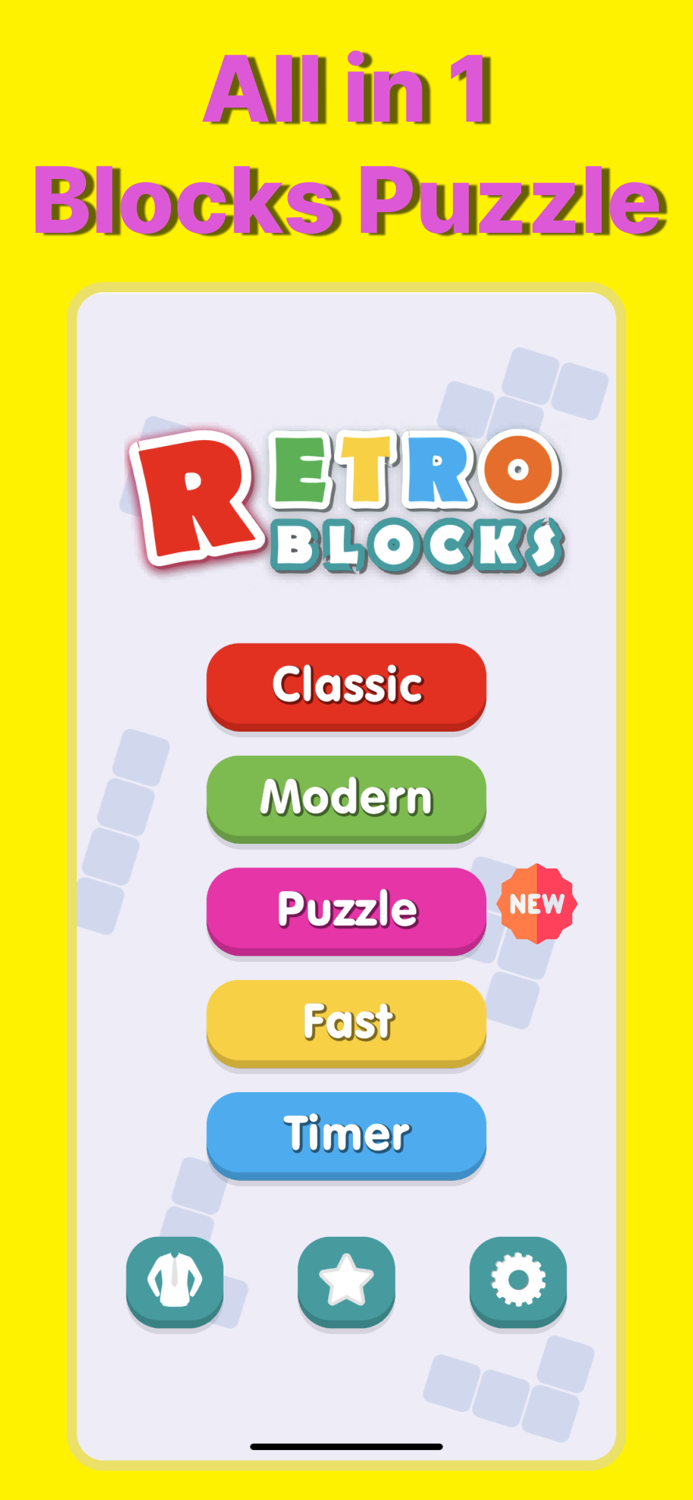 Retro Blocks Puzzle  Peconi