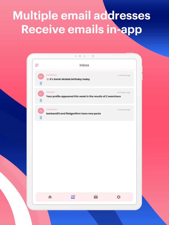 Temp Mail Generator iPad screenshot 5 - Utilities app