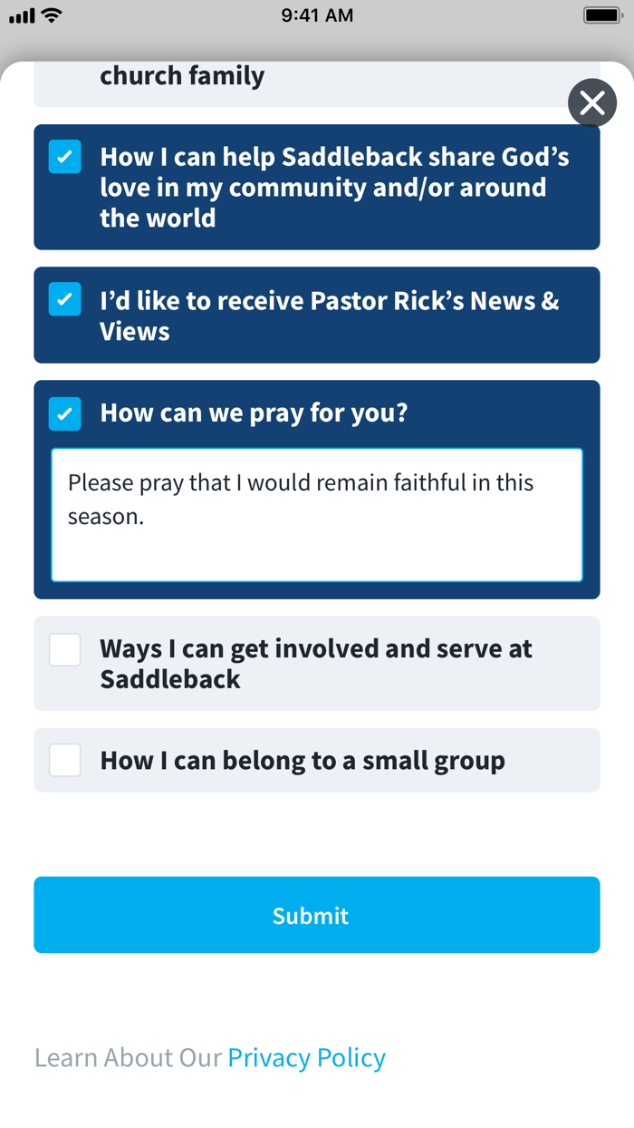 Saddleback Companion