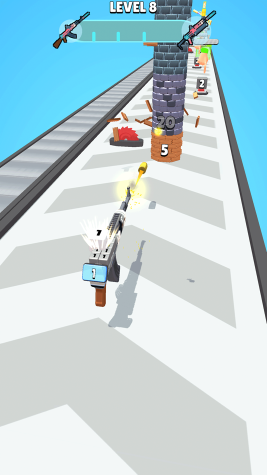 #4. Button Gun (iOS) 由: Ali Can Uncu