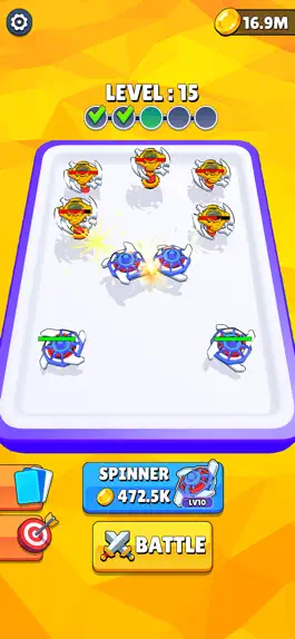 Game screenshot Spinner Battle Merge Master apk