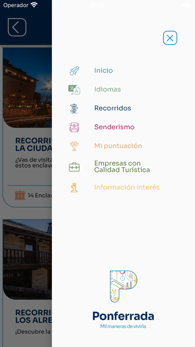 Ponferrada destino turístico Screenshot