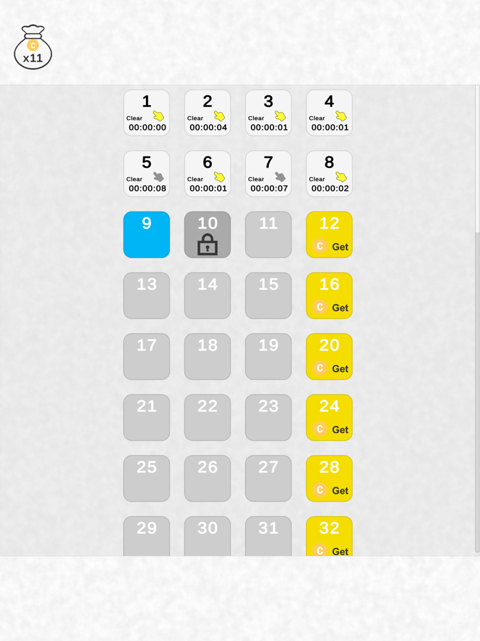 Lights Up Tiles - Brain games