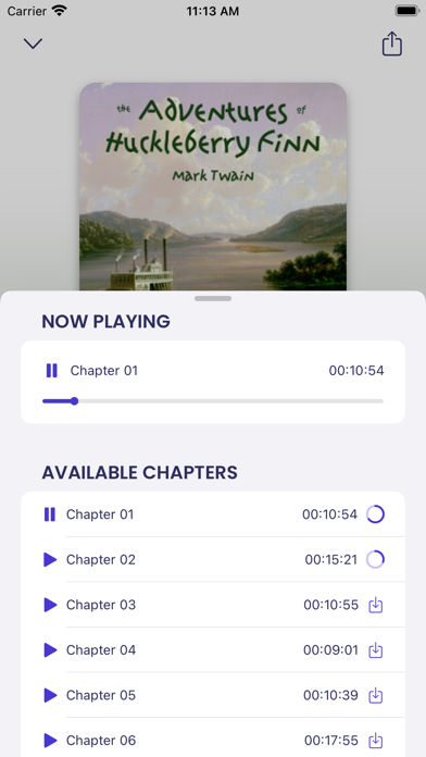 Audiobooks: Audio books player Screenshot