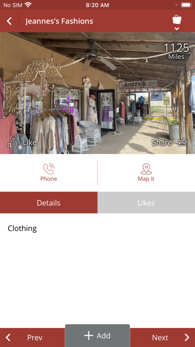 Wimberley Visitor App Screenshot