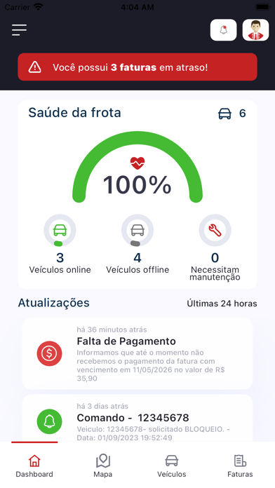 Aldeia Tracking Screenshot