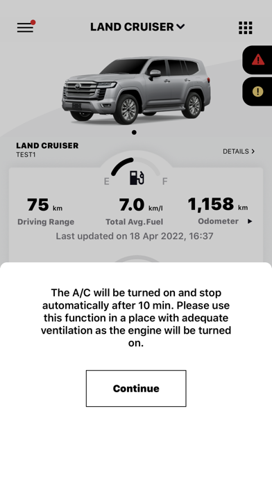 TOYOTA CONNECT Middle East Screenshot