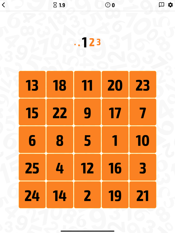 Screenshot #5 pour Schulte Table ‒ Eye Trainer