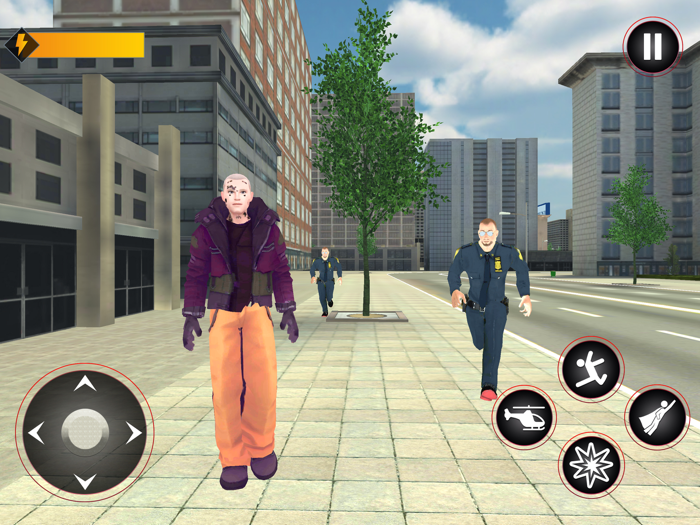 Flying Rope Hero Gangster