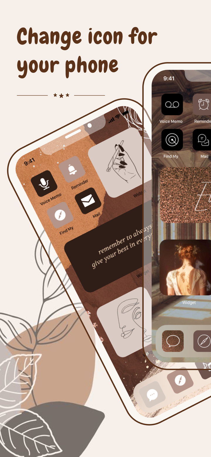 Icon Changer - Aesthetic OS 17 screenshot 1