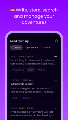 Game screenshot Dreamind: AI Dream Journal apk