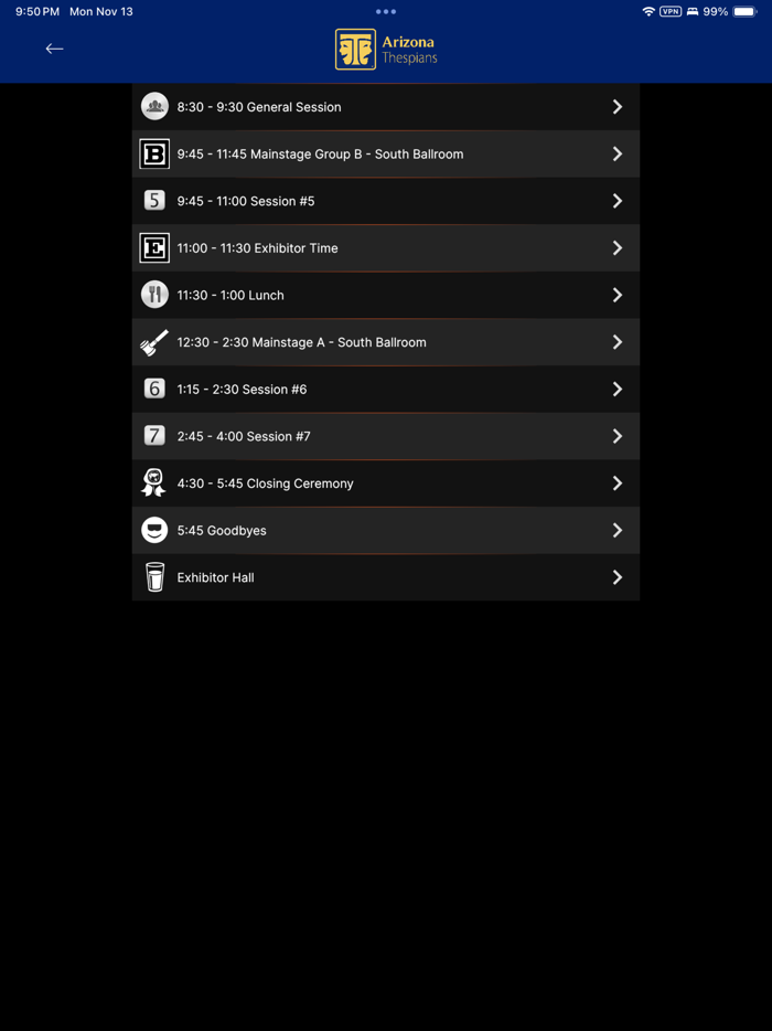 Arizona Thespians Events