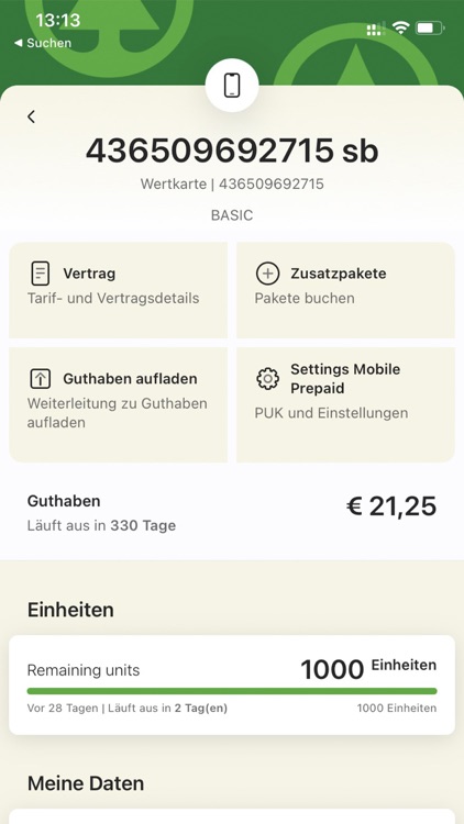 Mein S-BUDGET MOBILE