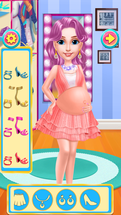 Pregnant Mom Salon Makeover Screenshot