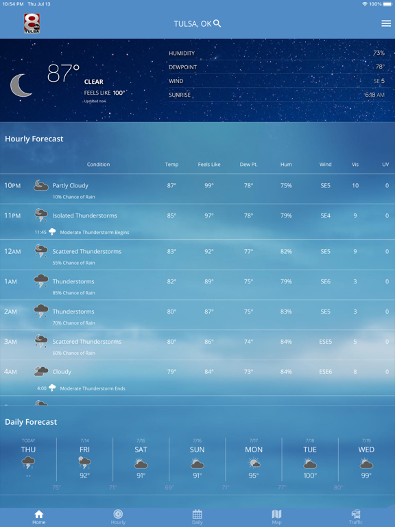 Screenshot #4 pour KTUL WX