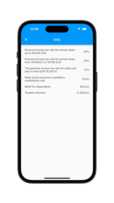 Salary Calculator LV Pro Screenshot