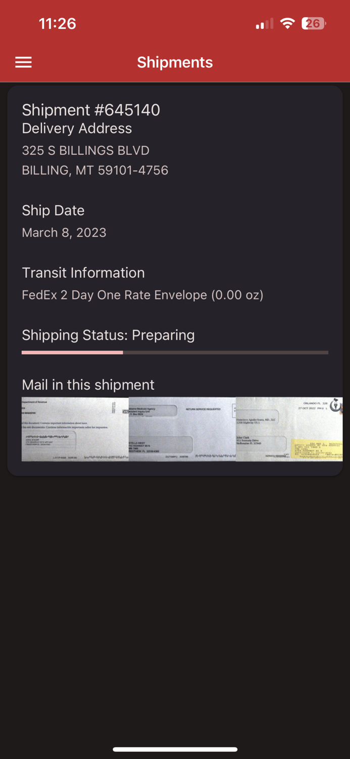 Good Sam Mail Service