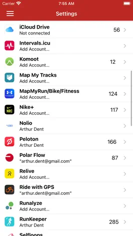 Game screenshot RunGap - Workout Data Manager apk