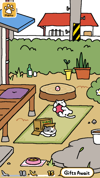 Screenshot #1 pour Neko Atsume: Kitty Collector+